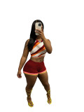Women Tank Top and Shorts Sweater Two Piece