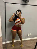 Women Tank Top and Shorts Sweater Two Piece