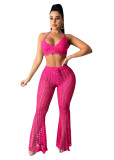 Women Cutout See-Through Two-Piece Set