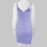 Women's Clothes Sexy Summer Style Straps V-Neck Bodycon Dress