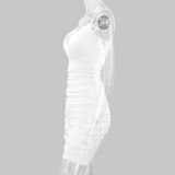 Women's Clothes Sexy Summer Style Straps V-Neck Bodycon Dress