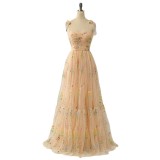 Evening Dress Women's Camisole Party Summer Beach Dress Floral Dress Holidays Dresses（Processing time need 3-6 days）