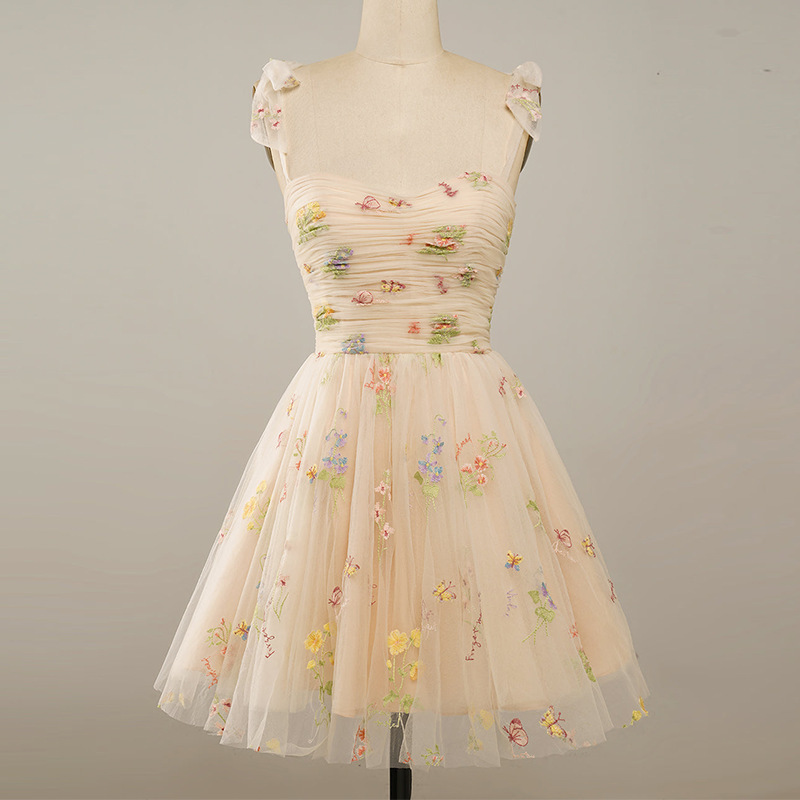 Evening Dress Women's Camisole Party Summer Beach Dress Floral Dress Holidays Dresses(Processing time need 3-6 days)