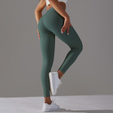 Women Yoga High Waist Cropped Pants Workout Pants
