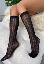 Summer Socks Cutout Sexy Black Socks Women's Thin Jacquard Fishnet Stockings Summer Socks Cutout Sexy Black Socks Women's Thin Jacquard Fishnet Stockings