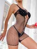 Sexy See-Through Mesh One-Piece Sexy Romper Lingerie
