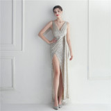 sequins Plus Size Formal Party Evening Dress