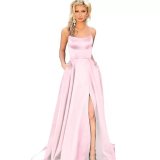 Solid Color Bridesmaid Dresses Long Maxi Dress Slim Fit Off Shoulder Bridesmaid Evening Dress