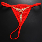 Heart Print rhinestone underwear sexy sexy thong body chain fashion accessories female body Chain
