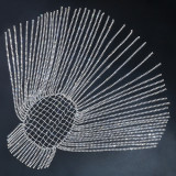 Accessories Style exaggerated rhinestone long tassel headband headdress punk hair chain hair Hoop