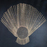 Accessories Style exaggerated rhinestone long tassel headband headdress punk hair chain hair Hoop