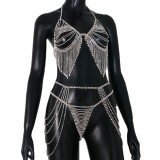 Sexy Tassel Body Chain Set Nightclub Shiny Sexy Jewelry Body Chain