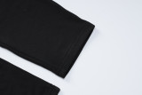 Women Summer Stretch Sport Long Sleeve Top and Yoga Pants Two-Piece Set
