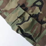 Summer Women Casual Camo Shorts