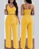 Spring Sweet Fresh Beauty Fashion Casual Pants Set