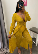 Women's Jacquard Street Fashion Casual Two-Piece Set Women's Jacquard Street Fashion Casual Two-Piece Set