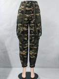 Street Fashion Camo Instep Cargo Pants