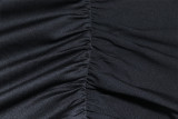 Sexy Deep V-Neck Sleeveless Bodycon Irregular Dress Trendy Female Dress