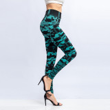 Women Sexy Camouflage Print Basic Legging