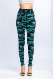 Women Sexy Camouflage Print Basic Legging