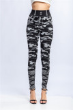 Women Sexy Camouflage Print Basic Legging