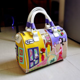 women's bags portable Messenger bag zipper women's bags creative Boston women's bags