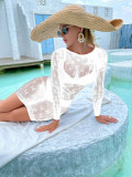 Women Long Sleeve See-Through Mesh One Piece Sexy Lingerie