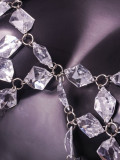 Women Summer Cutout Shiny Crystal Vest