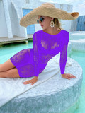 Women Long Sleeve See-Through Mesh One Piece Sexy Lingerie