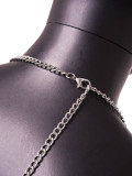 Women Metal Rhinestone Camisole Sexy Backless Tank Top