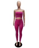 Solid Color Knitting Sexy Slim Three-Piece Cardigan Pants Set