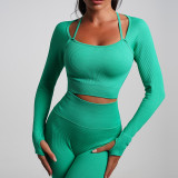 Fitness Set High Waist Tight Fitting Workout Shorts Butt Lift Quick Dry Breathable Running Training Yoga Shorts