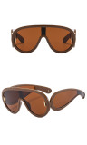 Sunglasses punk futuristic glasses big frame sunglasses