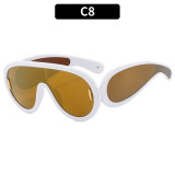 Sunglasses punk futuristic glasses big frame sunglasses