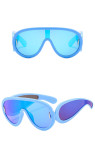 Sunglasses punk futuristic glasses big frame sunglasses