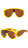 Sunglasses punk futuristic glasses big frame sunglasses