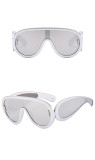 Sunglasses punk futuristic glasses big frame sunglasses