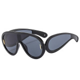 Sunglasses punk futuristic glasses big frame sunglasses