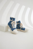 Platform Canvas Shoes Women's Washed Couple High-Top Shoes Ripped Denim Style Trendy Shoes For Men
