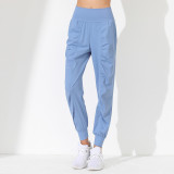 Autumn Sports Loose Feet Slim Fit Elastic Waist Quick-Drying Sports Trousers Running Yoga Fitness Pants