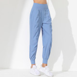 Autumn Sports Loose Feet Slim Fit Elastic Waist Quick-Drying Sports Trousers Running Yoga Fitness Pants