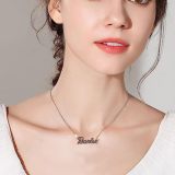 Women Letter Necklaces Clavicle Chains