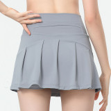 Women Summer High Waist Loose Breathable Sports Running Tennis Yoga Mini Skirt