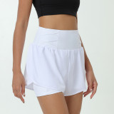 Women Summer Running Training Fitness Marathon High Waist Shorts