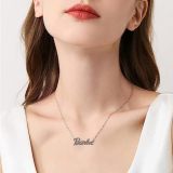 Women Letter Necklaces Clavicle Chains