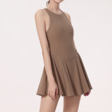 Women Summer Tennis Dress Yoga Wear Sports Dress