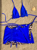 Women Sexy Bikini Swimswear Three-Piece