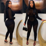 Women's Fashion Wool Knitting Jumpsuit