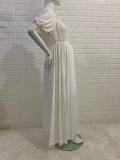 Printed Square Neck Puff Sleeves Maternity Dress Party Photoshoot Bohemian Style