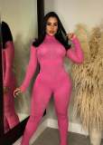 Women's Fashion Wool Knitting Jumpsuit